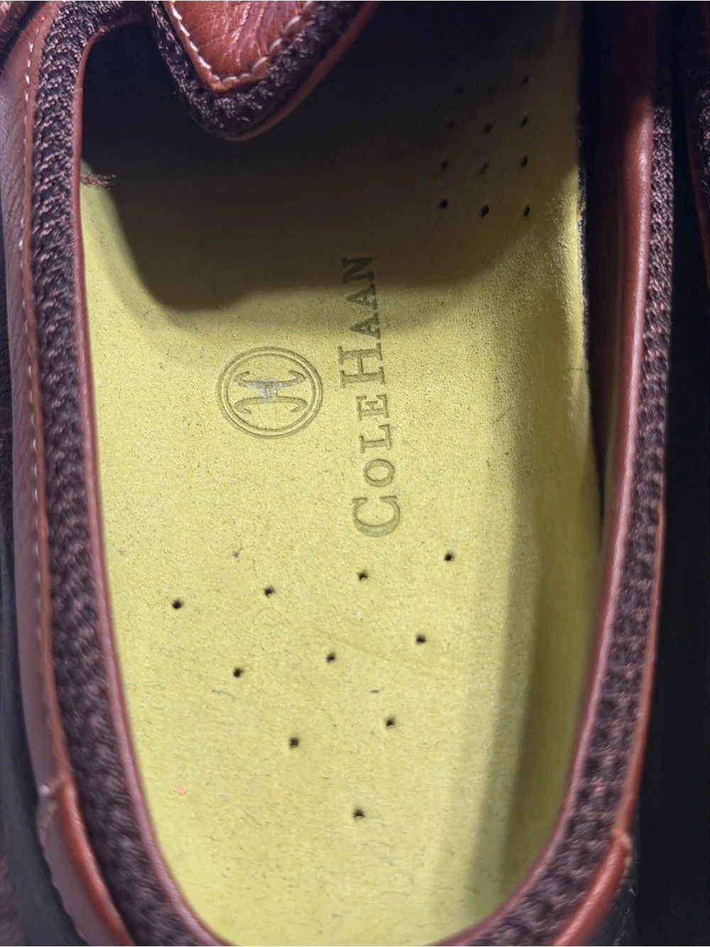 Cole Haan Nike Air mule leather loafers Size 7B